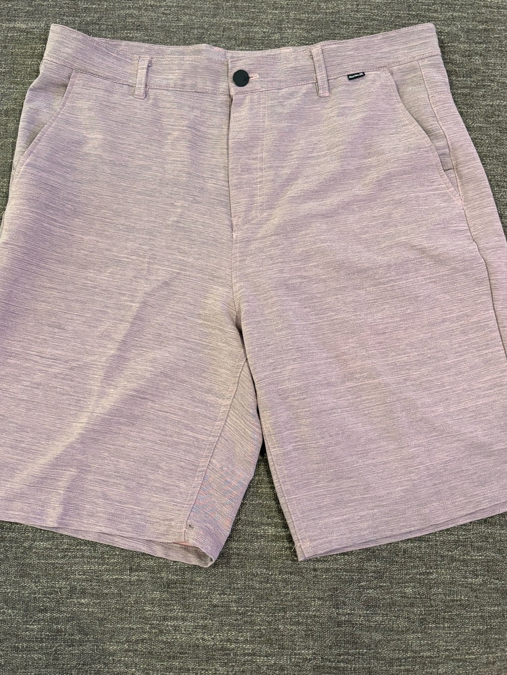Men's Casual Heathered Lavender Shorts - Hurley